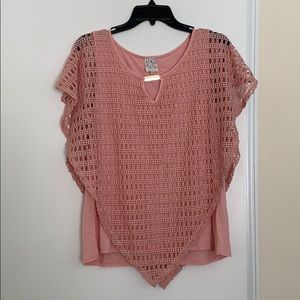 Blush pink top